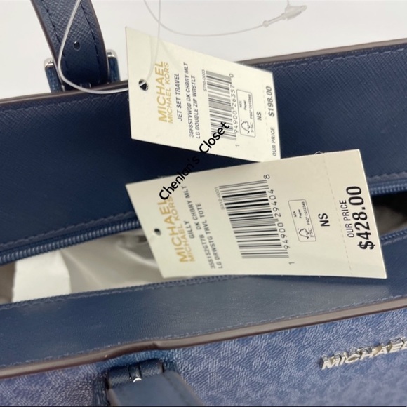 🔥HP🎉NeW! Michael Kors Gilly Drawstring Tote Set - Picture 8 of 9